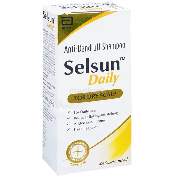 selsun daily anti dandruff shampoo 60ml